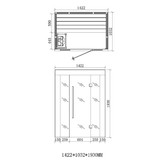 Sauna AWT E1203 met infrarood