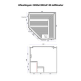 Sauna AWT 1242 Red Cedar