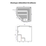 Sauna AWT 1242 Red Cedar