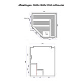 Sauna AWT 1242 Red Cedar