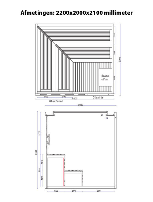 Sauna AWT 1243 Red Cedar