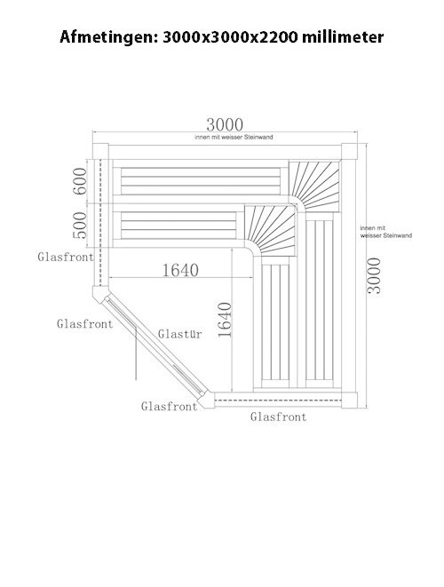 Sauna AWT 1501 Red Cedar