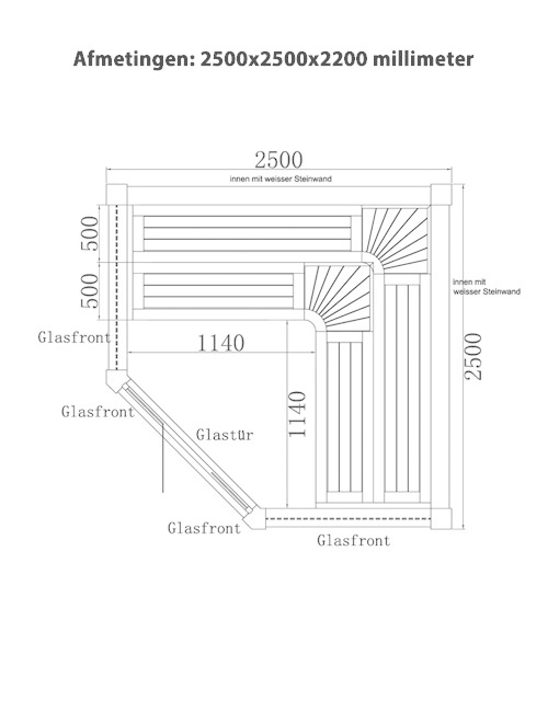 Sauna AWT 1501 Red Cedar