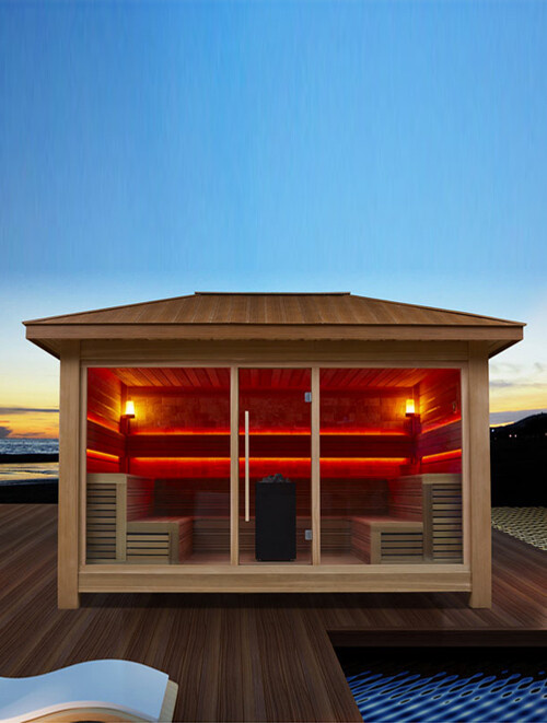 Buitensauna AWT LT1400