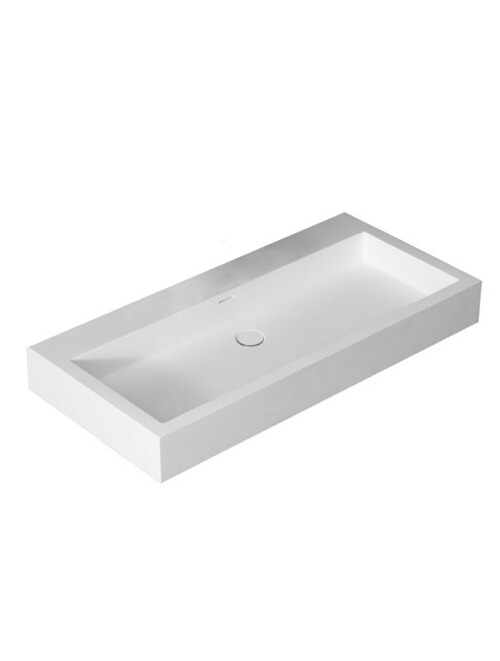 StoneArt Solid Surface Wastafel LP4510ZK (zonder kraangat)