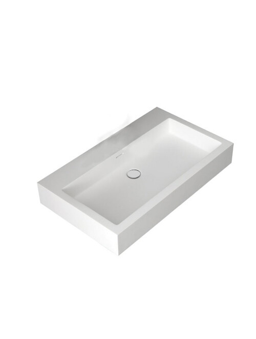 StoneArt Solid Surface Wastafel LP4508ZK (zonder kraangat)