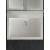 Wastafel Set LP4506 Zonder Kraangat Solid Surface 60 centimeter