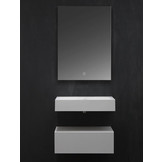 Wastafel Set LP4506 Zonder Kraangat Solid Surface 60 centimeter