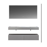 Wastafel Set LP4514 Zonder Kraangat Solid Surface 140 centimeter