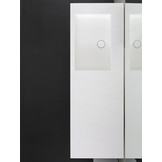 Wastafel Set LP4514L Zonder Kraangat Solid Surface 140 centimeter