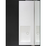 Wastafel Set LP4514R Zonder Kraangat Solid Surface 140 centimeter