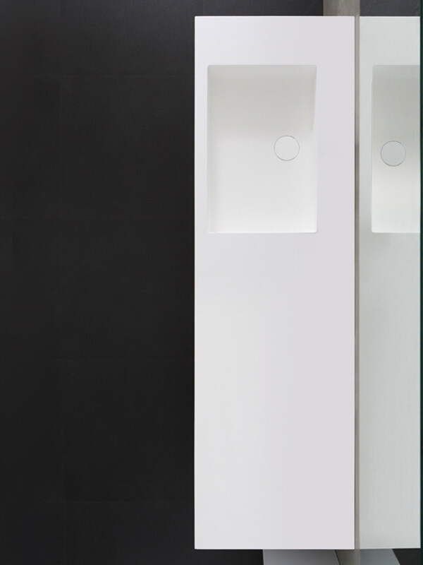 Wastafel Set LP4516L Zonder Kraangat Solid Surface 160 centimeter