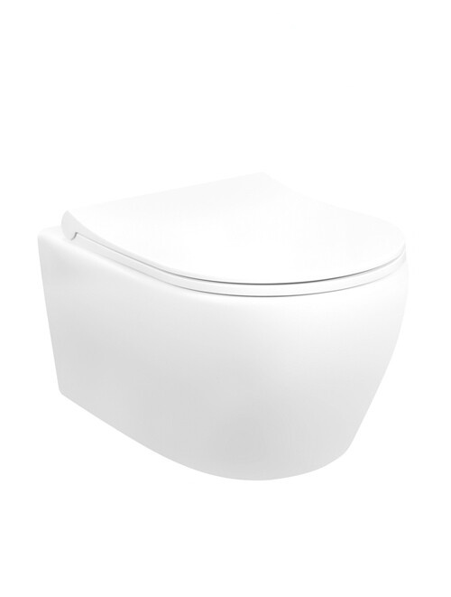 Hangtoilet Loni Mat Wit Rimless (inclusief softclose zitting)