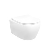 Hangtoilet Loni Glans Wit Rimless (inclusief softclose zitting)