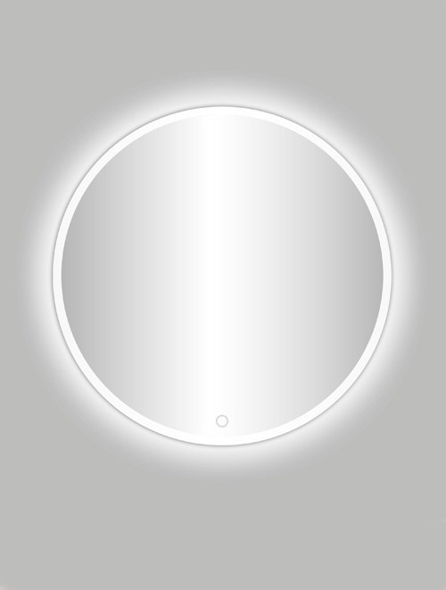 Belgairo Led Spiegel Rond Mat Wit