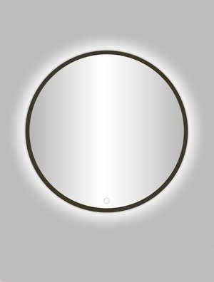 Belgairo Led Spiegel Rond Gun Metal