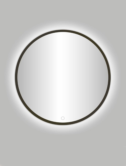 Belgairo Led Spiegel Rond Gun Metal