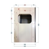 Fonteinmeubel Small 40 Mat Wit