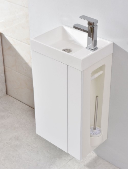 Fonteinmeubel Small 40 Mat Wit