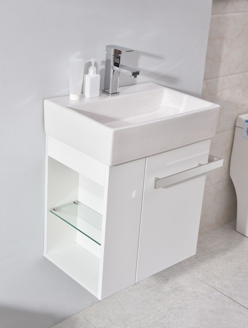 Fonteinmeubel Small 50 Mat Wit