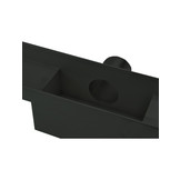 Douchegoot Rooster Zwart