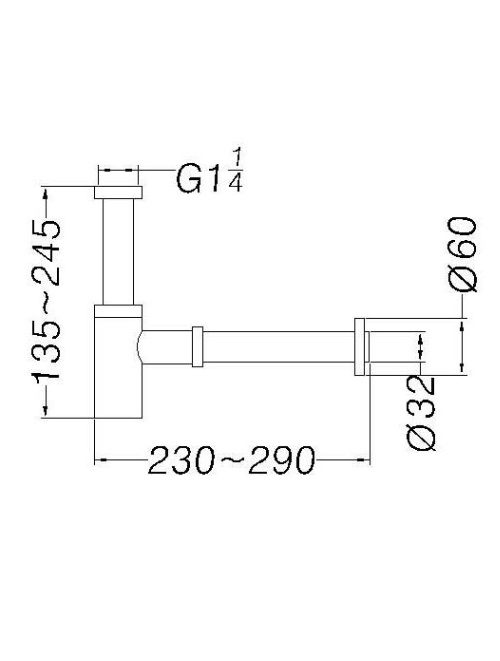 StoneArt Sifon PX029P Zwart
