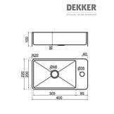 Lanesto Vanity Fontein Copper