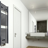Designradiator Nizzo D17 Nero (exclusief thermostaat)