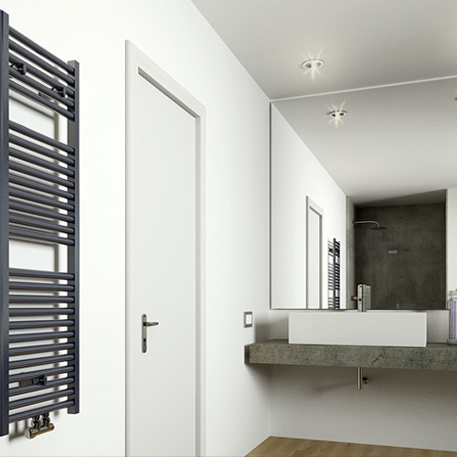 Designradiator Nizzo D17 Nero (exclusief thermostaat)