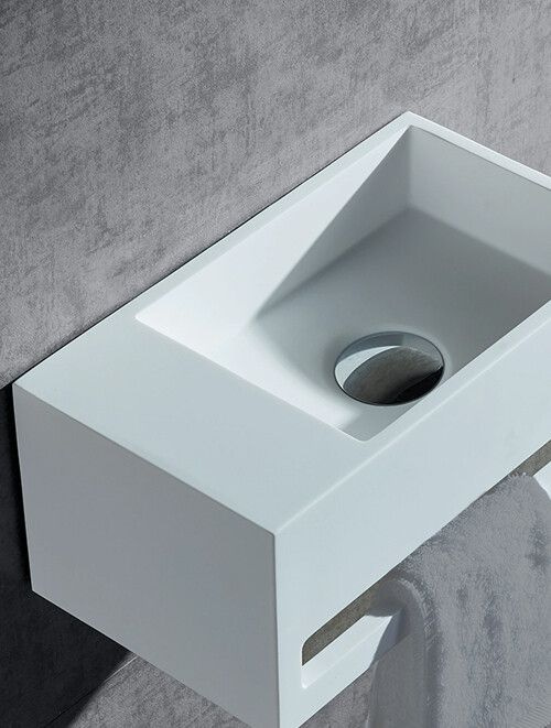 StoneArt LP101 Solid Fontein met Handdoekrek