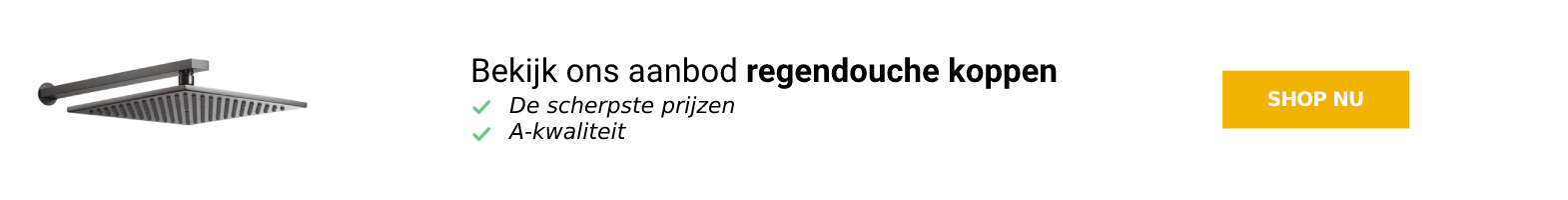 Regendouche banner