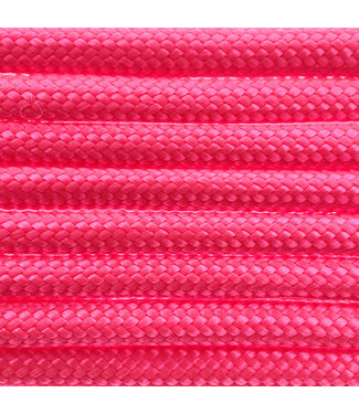 123Paracord Paracorde 550 type III Rose neon