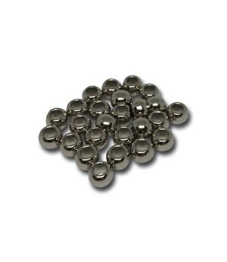 123Paracord Paracorde Perle nickel Ronde 7X6MM spacer 25 pieces