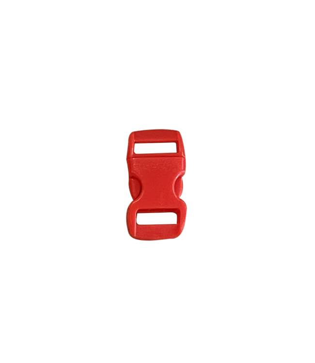 Plastique Boucle 10MM Rouge