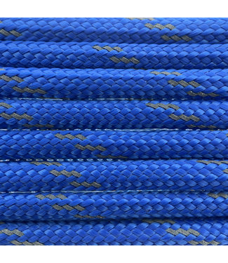 123Paracord Paracorde 550 type III Royal Bleu Reflective