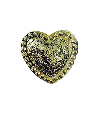 123Paracord Concho heart Argent 30MM