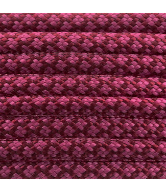 123Paracord Paracorde 550 type III Burgundy / Fuchsia Diamond