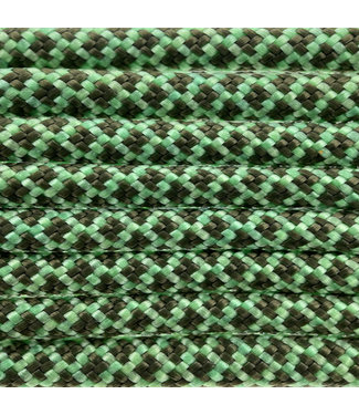 123Paracord Paracorde 550 type III Mint / Olive Drab Diamond