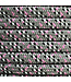 123Paracord 10MM PPM Corde Tartan Fuchsia / Charcoal Gris