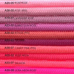 123Paracord Paracorde 550 type III Rouge (PES)