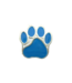 Perle dog bone Bleu