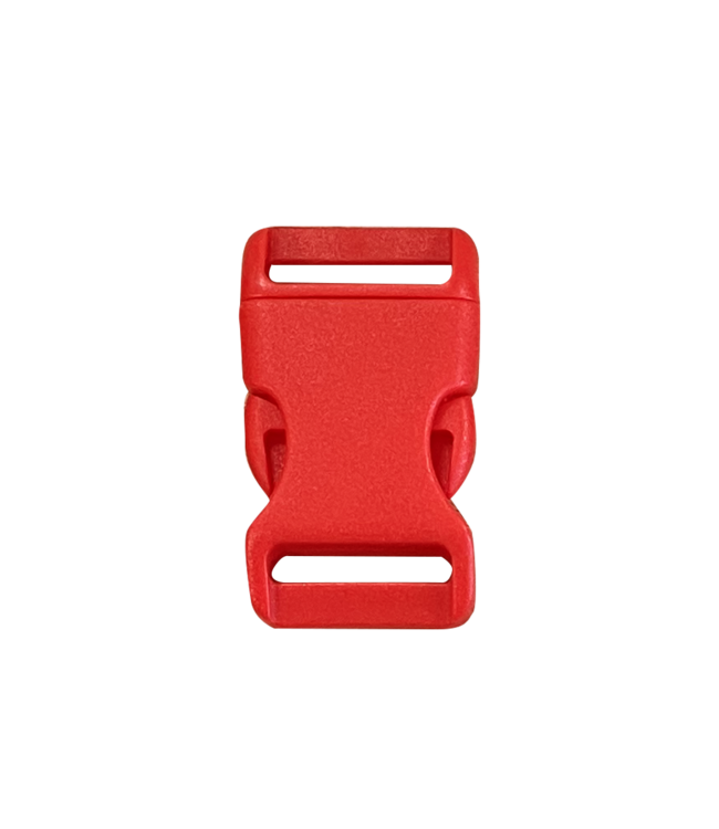 Plastique Boucle 20MM Rouge