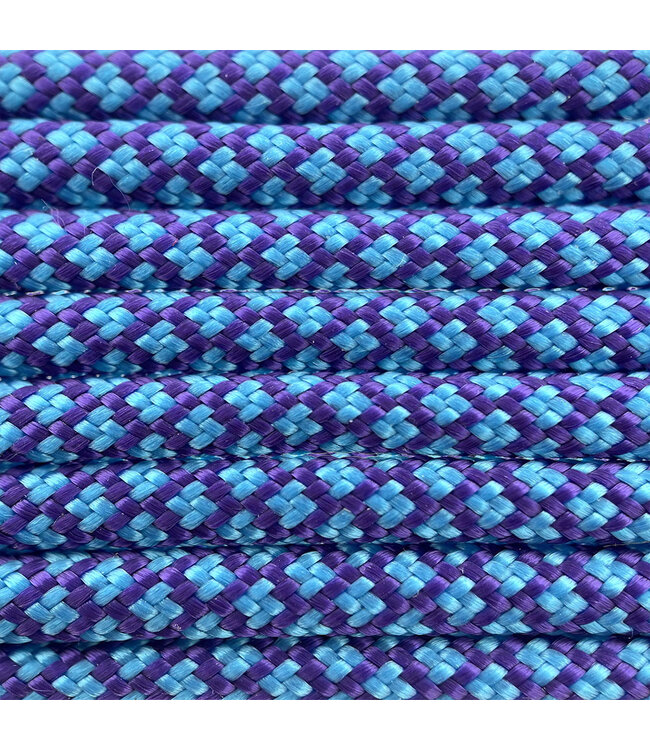 Paracorde 550 type III Fonce Cyan / Deep Violet diamond