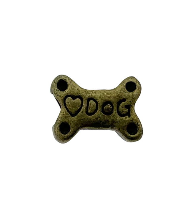 Perle dog bone Bronze