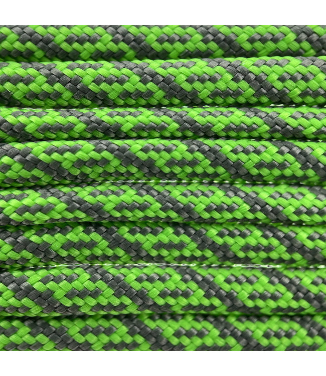 Paracorde 550 type III Neon Vert / Charcoal Gris Helix DNA