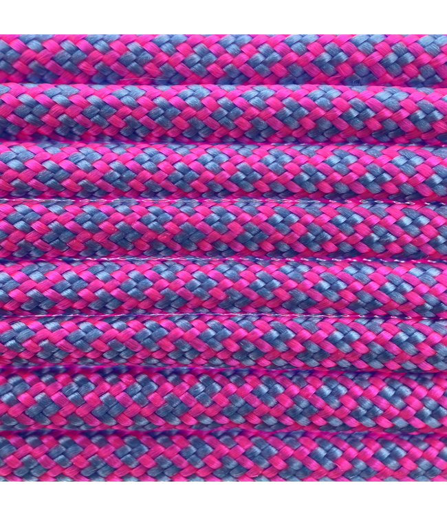 Paracorde 550 type III Ultra Neon Rose / Baby Bleu Diamond