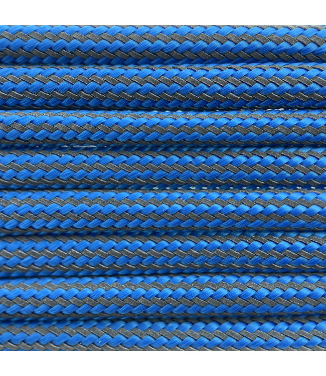 Paracorde 550 type III Ultra reflective Greece Bleu striped