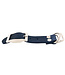 Adaptateur en cuir gras 25MM Navy