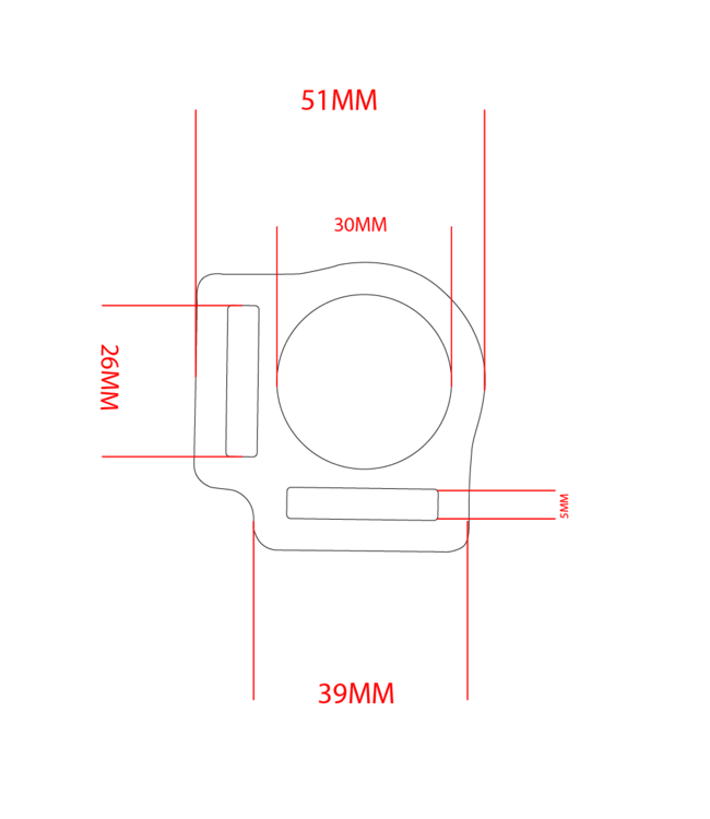 Carre de licol 2 passants 25MM