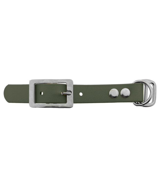 Adaptateur Biothane 19MM Military Olive/Inoxydable